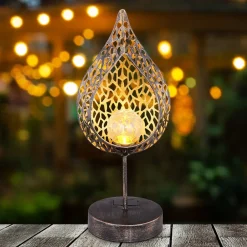 Globo 33528 LED-solcellelampe i bladform