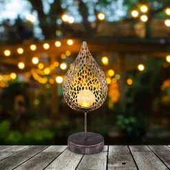 Globo 33528 LED-solcellelampe i bladform