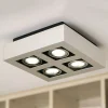 EGLO Spotlights>4 lyskilder LED-loftlampe Loke