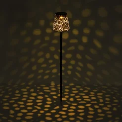 36562 solcelle-lampe med jordspyd, IP44, kobber^Globo Hot