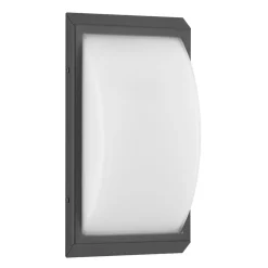 LCD 053 udendørs væglampe med bevægelsessensor, grafit