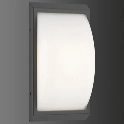 LCD 053 udendørs væglampe med bevægelsessensor, grafit