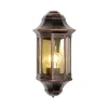 1160 udendørs væglampe, trykstøbt alu, sort-kobber^LCD Clearance
