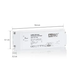 AcTEC Q8H LED-driver CV 12 V, 75 W