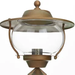 Adessora sokkellampe, messing, glas, højde 48 cm^Moretti Luce Discount