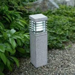 Heitronic Af ægte granit - sokkellampe La Mer