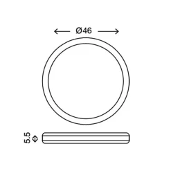 Briloner Afskærmning til Attach Plus-indbygningsarmaturer, sæt med 6 stk