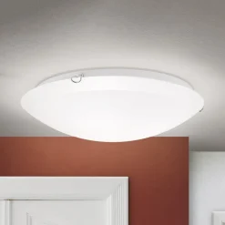 ORION Loftlamper>Agada loftslampe, opalglas, krom, 50 cm