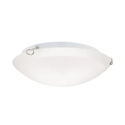 Agada loftslampe, opalglas, krom, 30 cm^ORION Best