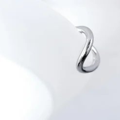 Agada loftslampe, opalglas, krom, 30 cm^ORION Best