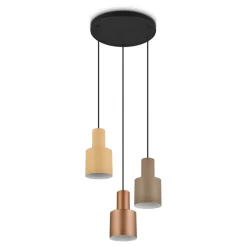 Agudo hængelampe, flerfarvet, 3 lyskilder, rondel^Trio Lighting Discount