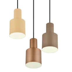 Agudo hængelampe, flerfarvet, 3 lyskilder, rondel^Trio Lighting Discount