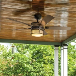 Ahrendale LED-loftventilator, IP44^KICHLER Sale