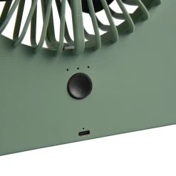 Akku-bordventilator Breezy, pistaciegrøn, støjsvag^Reality Leuchten Outlet