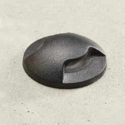 Fumagalli Nedgravet Udebelysning|Udendørs Spot>Aldo 2L LED indbygningslampe, sort/klar 3.000 K