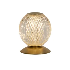 Searchlight Allure bordlampe messingfarvet, stål, akryl