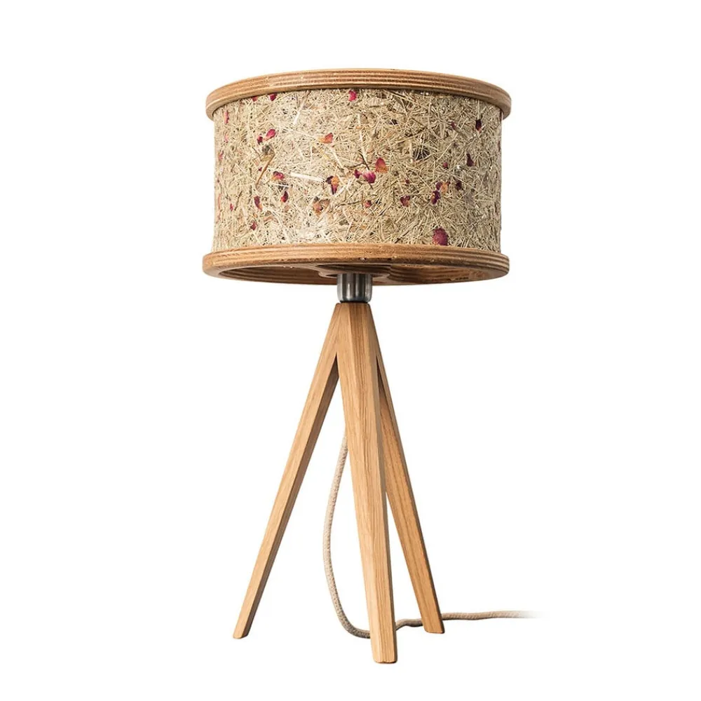 Almut von Wildheim ALMUT 2610 bordlampe, hø med røde rosenblade