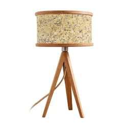 Almut von Wildheim ALMUT 2610-bordlampe, hø med blå kornblomster