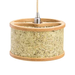 Almut von Wildheim Bæredygtige Lamper>ALMUT 2610-hængelampe Ø 25 cm, hø