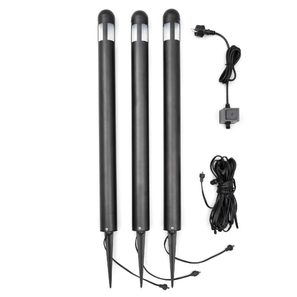 Konstsmide Gadebelysning>Alsidigt sæt med 3 LED-stibelysning Amalfi