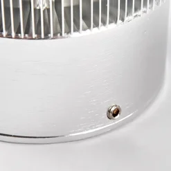 Lucande Aluminiumsfarvet udendørsvæglampe Lennias med LED