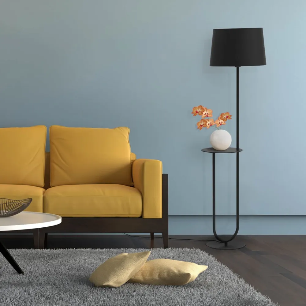 Aluminor Gulvlamper|Gulvlamper>Duo gulvlampe med opbevaringsbord