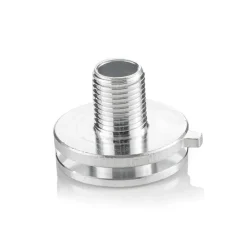 GLOBAL Alu-nippel til strømskinneadapter M 10 x 1