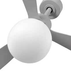 Amelia Ball loftventilator, LED-lampe, grå^FARO BARCELONA Discount