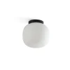 Amelia loftlampe til bad, sort/opal, glas, Ø 21,5 cm^FARO BARCELONA Clearance