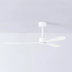 FARO BARCELONA Amelia loftventilator, DC-motor, 3 vinger, hvid