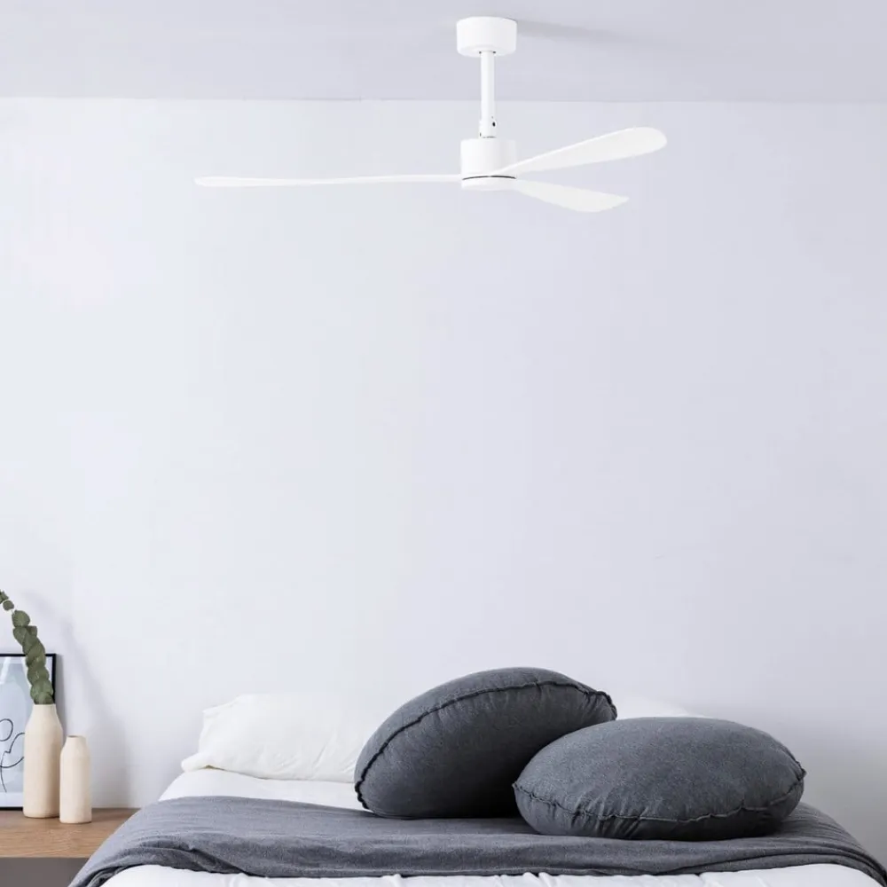 FARO BARCELONA Amelia loftventilator, DC-motor, 3 vinger, hvid