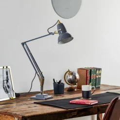 bordlampe Original 1227, grå/messing^Anglepoise Discount