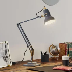 bordlampe Original 1227, grå/messing^Anglepoise Discount