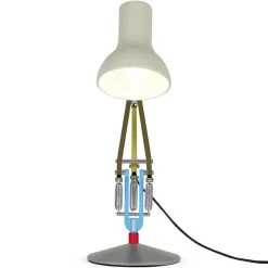 Anglepoise bordlampe Type 75 Mini, lysegrå, 70 cm
