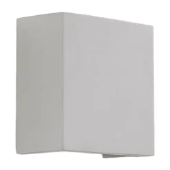 Lindby Anneke - kantet LED væglampe af gips