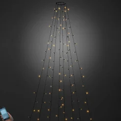 Konstsmide Christmas App-betjent LED-trækappe udenfor 240-flg.