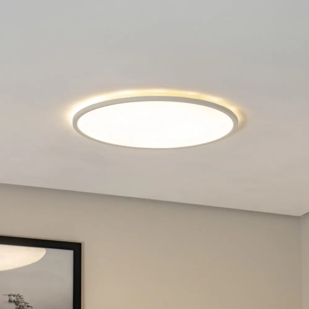 Aqua LED-panel, Ø 50 cm, hvid, metal/plast CCT dæmpbar^TK Lighting Sale