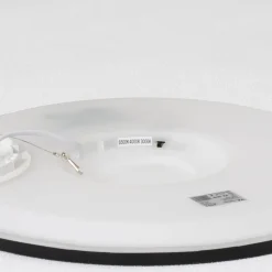 TK Lighting Aqua LED-panel, Ø 40 cm, sort, metal/plast, CCT dæmpbar