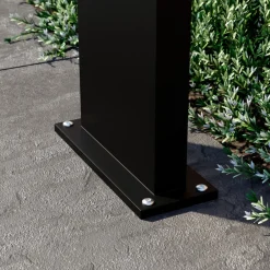 Arcchio Advik LED-vejlampe, 60 cm, antracit, sensor, IP54