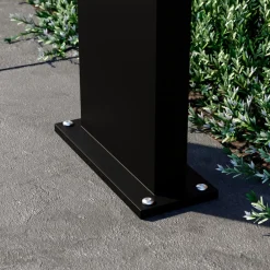 Arcchio Advik LED-vejlampe, IP65, 60 cm, antracit, metal