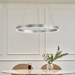 Arcchio Answin LED-hængelampe 52,8 W sølv