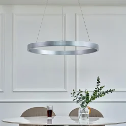 Arcchio Answin LED-hængelampe 52,8 W sølv