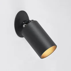 Davin indbygningsspot, cylinder, sort^Arcchio Outlet