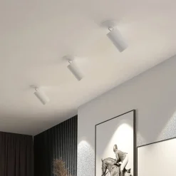 Arcchio Loftlamper>Davin indbygningsspot, cylinder, hvidt