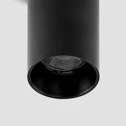 Downlight Brinja, sort, metal, Ø 6 cm, rund, GU10^Arcchio Hot