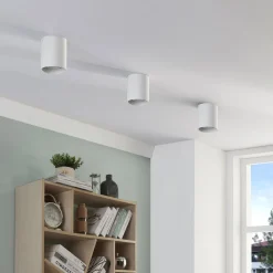 Arcchio downlight Carson, højde 10 cm, hvid, aluminium