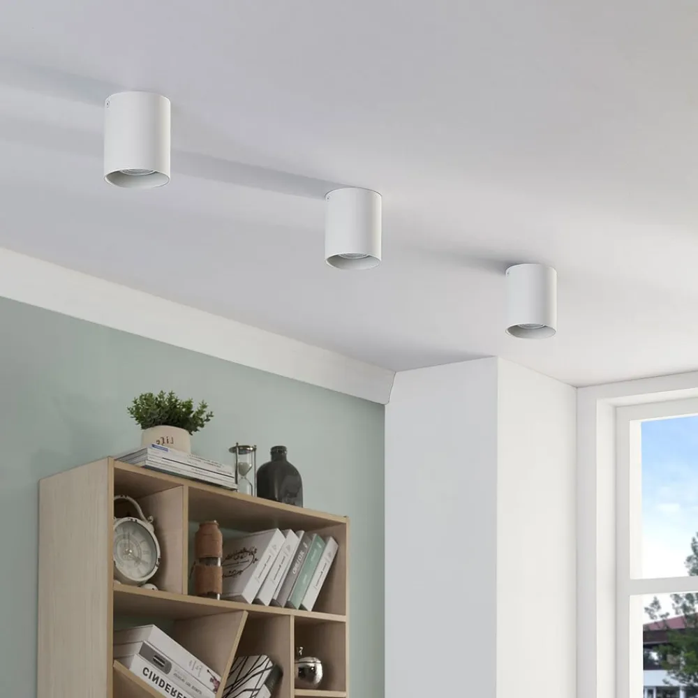 Arcchio downlight Carson, højde 10 cm, hvid, aluminium