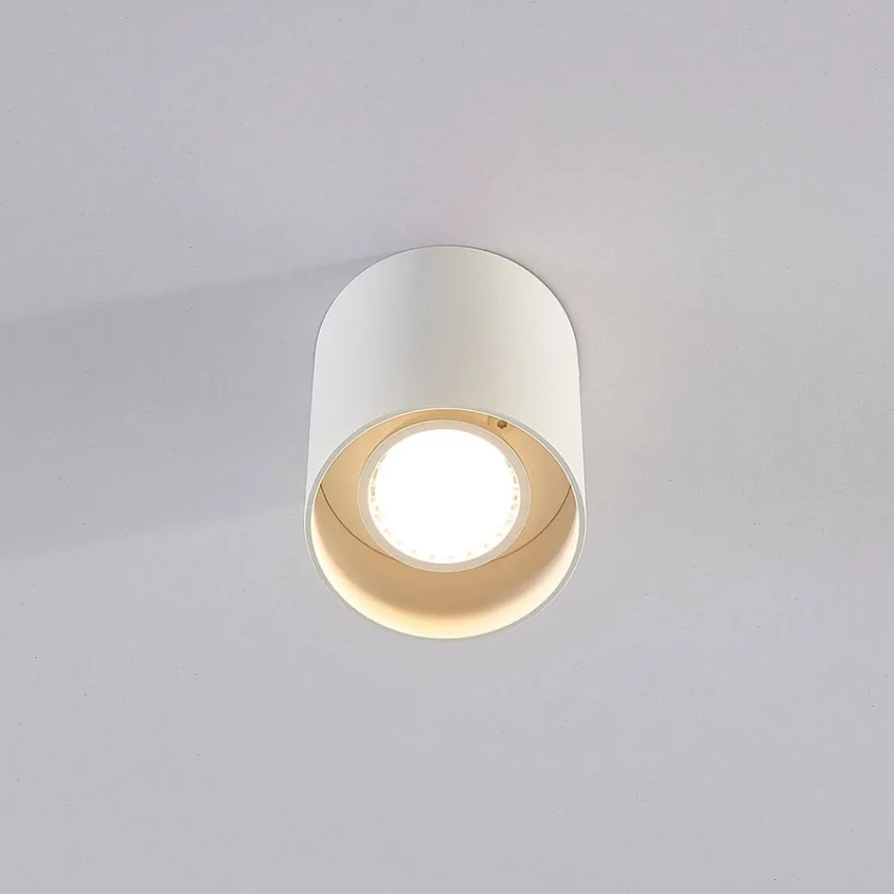 Arcchio downlight Carson, højde 10 cm, hvid, aluminium