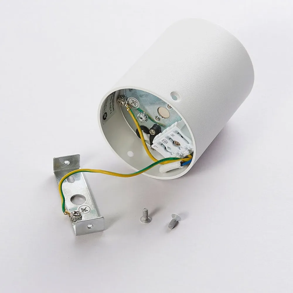 Arcchio downlight Carson, højde 10 cm, hvid, aluminium