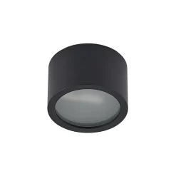 Arcchio downlight Nieva, G9, sort, rund, Ø 10cm, metal
